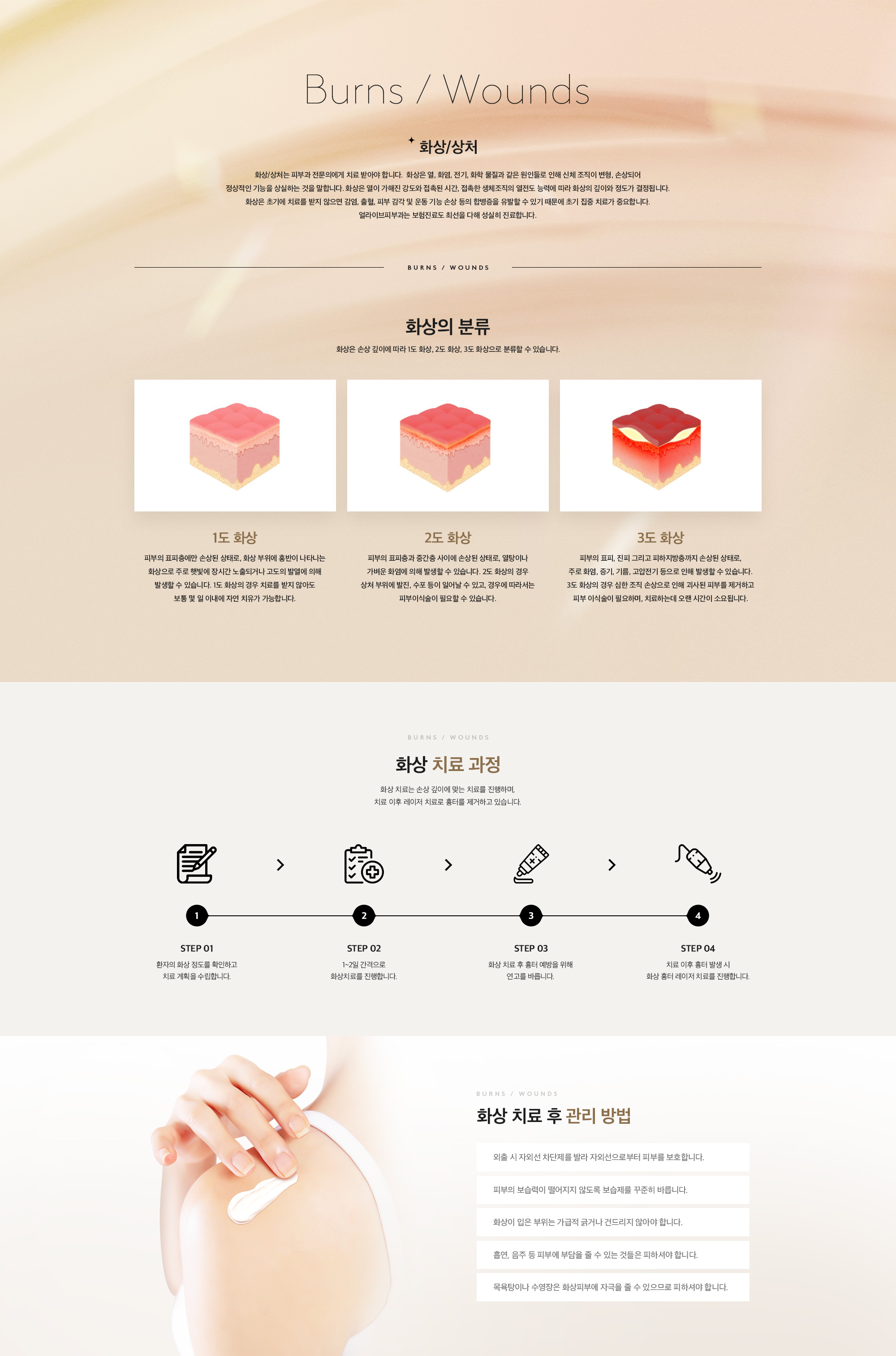 화상/상처